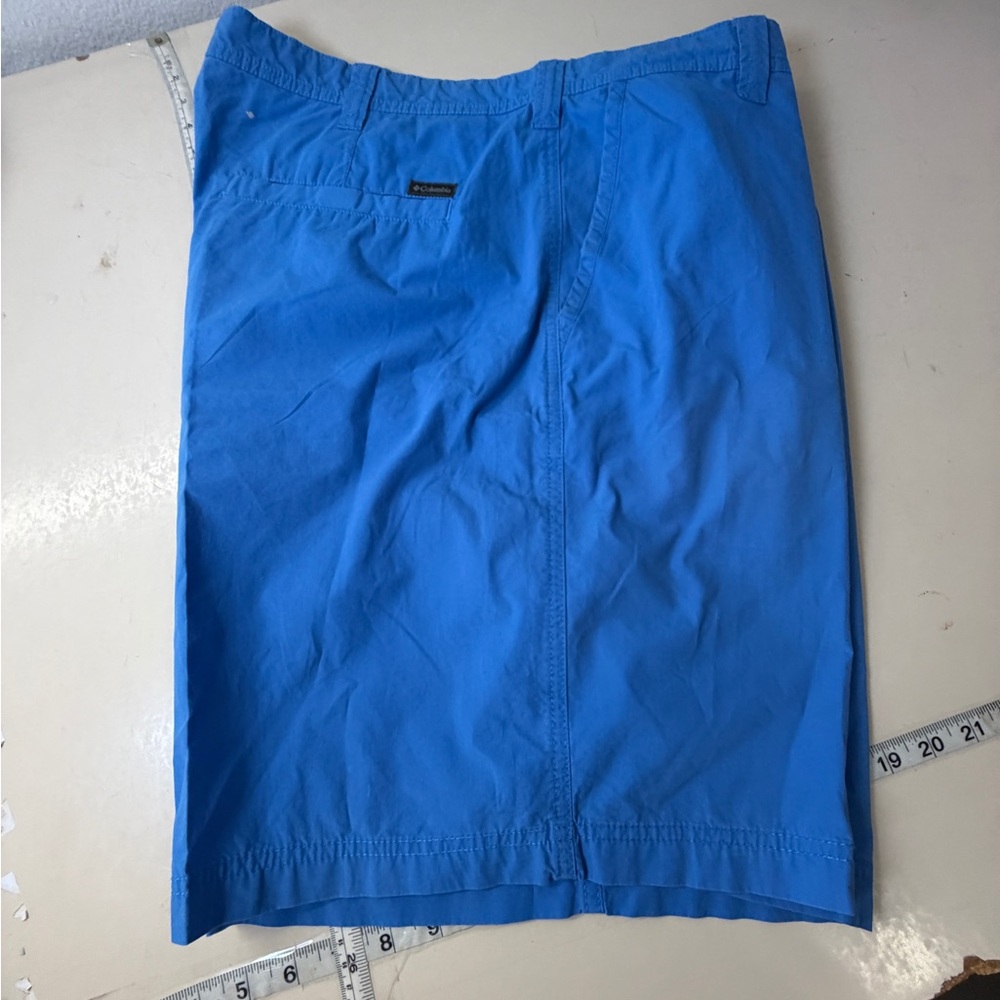 Columbia Men's Bright Blue Flat Front Shorts